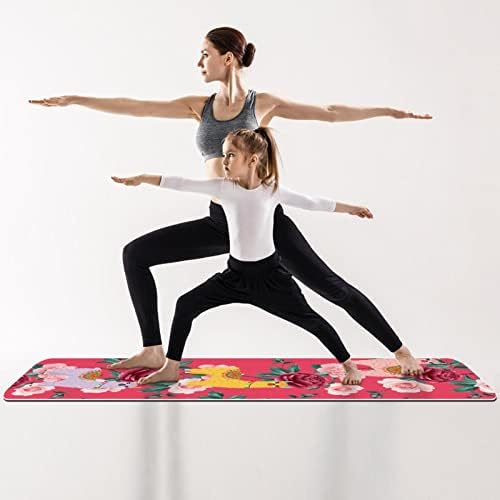 Joga prostirka, joga prostirke za vježbanje kod kuće, prostirka za vježbanje, prostirke za vježbanje, Pilates prostirka, cvjetna Lama