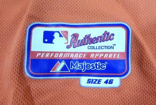 2013-19 Houston Astros 37 Igra Korištena narančastog Jersey imena Uklonjena 46 dp23628 - Igra korištena MLB dresova