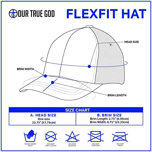 Naš istinski bog cross flexfit šešir za ležerno trošenje - bejzbol kapica za muškarce prozračna flex fit ultrafibre zračna mama ugrađena
