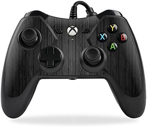 MogrySkins koža kompatibilna s Power Pro ex Xbox One Controller futrola za omotavanje naljepnica Skins Crno drvo