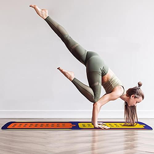 Mamacool Yoga Mat Tablica za umnožavanje matematike ekološko ne klizanje prostirke za pilates i podne vježbe