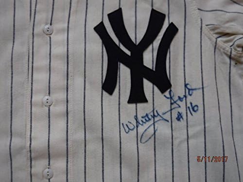 Whitey Ford 1950 -ih Yankees flanel baseball dres -psa autentificirana aa42951