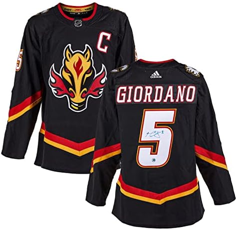 Mark Giordano Calgary Flames potpisao je obrnuti retro adidas Jersey - Autografirani NHL dresovi