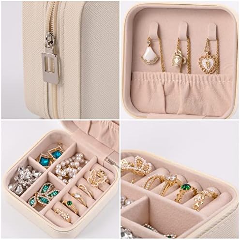 Mala kutija za nakit, Mali organizator nakita za putovanja, mala kutija za nakit s patentnim zatvaračem, mini torbica za nakit, prijenosna