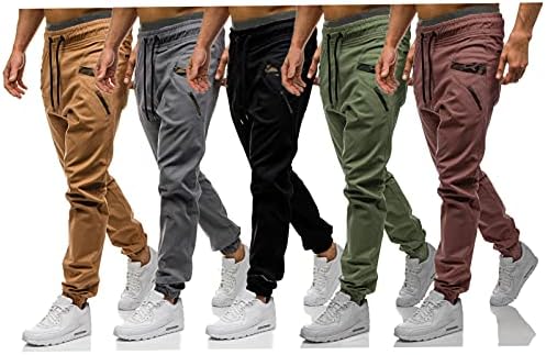 Muške modne atletski joggers hlače - hlače s trenirkama pamučne teretne hlače muške duge hlače