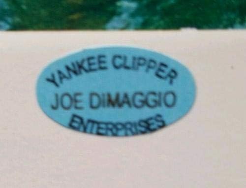 Joe DiMaggio Leroy Neiman potpisao je Litograf DiMaggio Cut Artist Doif Lithograph. JSA - Autografirana MLB umjetnost