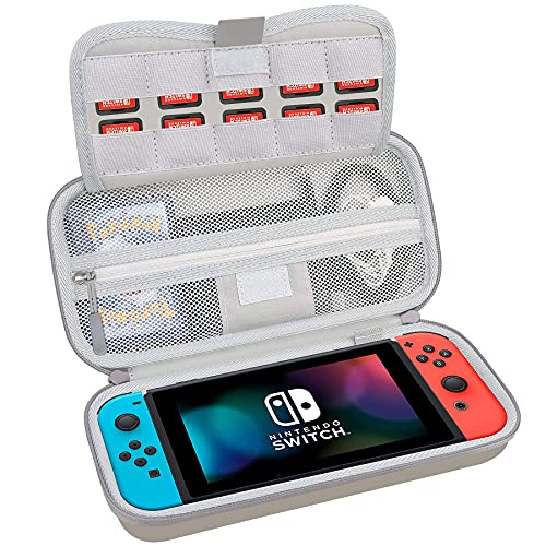 Slučaj Bovke Switch Kompatibilno s Nintendo Switch /OLED modelom, tvrdog zaštitnog nintendo prekidača za nošenje s igrama patrone za
