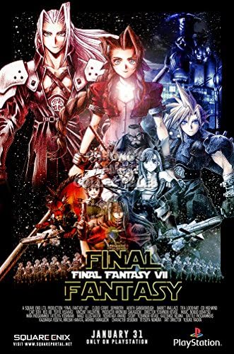 PrimePoster - Final Fantasy VII remake plakat Sjajni završetak izrađen u SAD -u - YEXT626)