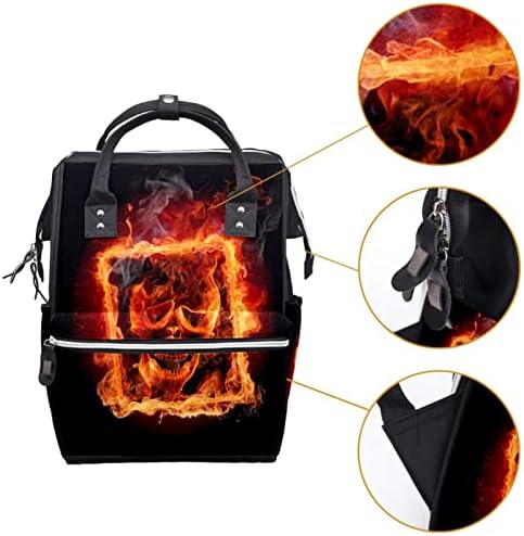 Guerotkr putuju ruksak, vrećice pelena, vrećica s ruksakom, vatreni plamen lubanje okvira