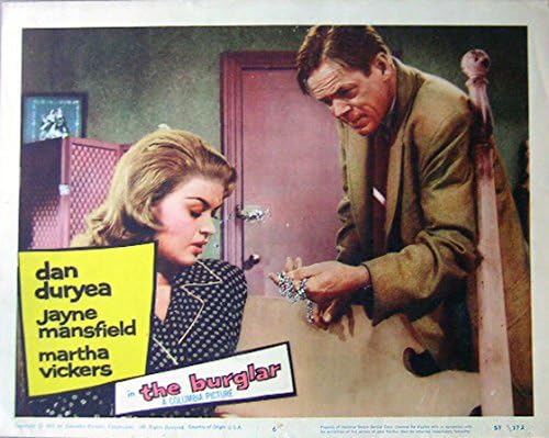 Provalnik, original iz 1957., autentična Jayne Mansfield 11x14 Lobby Card 6 filmski plakat