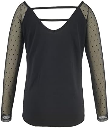 Ženska majica za vježbanje 2022, ženske seksi majice s okruglim vratom, čipkaste majice dugih rukava s posebnim printom, modne majice