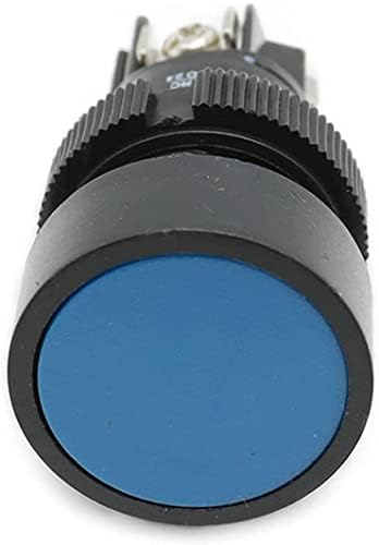 LYVI 10PCS/LOT 22 mm Momentalni prekidač gumba Kružni vijci Ravni okrugli NO+NC XB2-EA142 XB2-EA131 XB2-EA121