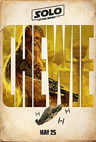 Solo: Priča o Ratovima zvijezda 13.5 X20 D/S Originalni promotivni plakat Chewie 2018