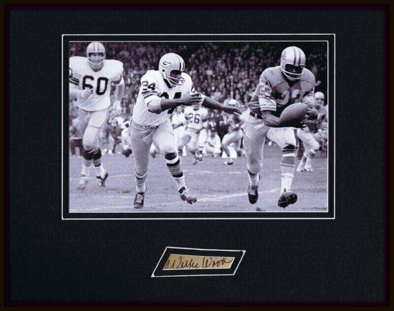 Willie Wood potpisan uokviren 11x14 prikaz fotoaparata JSA Packers - Autografirane NFL fotografije