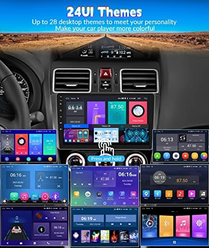Auto stereo SIXWIN Android za Subaru Forester -2018 Impreza -2018 WRX STi -2019 s Bluetooth GPS navigaciju 24 temama korisničkog