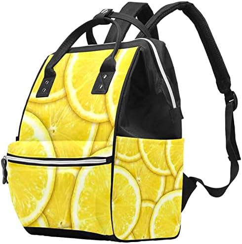 Guerotkr putuju ruksak, vrećica pelena, vrećice s ruksakom, žuti uzorak limuna