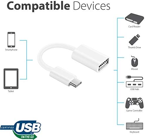 OTG USB-C 3.0 adapter kompatibilan s vašim LG 14Z90P-K.AAS8U1 za brze, provjerene funkcije za više upotrebe kao što su tipkovnica,